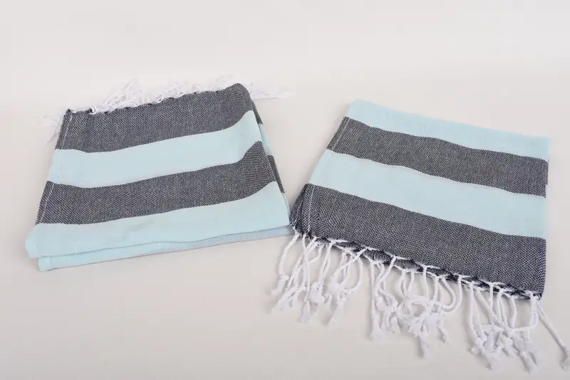 Wedding Favors, 40x18 Cotton Striped Towel, Wedding Hand Made Gift, Monogram Hand Towel, Kitchen Towel, First Wedding Anniversary Gift, Custom Gifts - 13