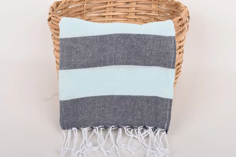 Wedding Favors, 40x18 Cotton Striped Towel, Wedding Hand Made Gift, Monogram Hand Towel, Kitchen Towel, First Wedding Anniversary Gift, Custom Gifts - 10