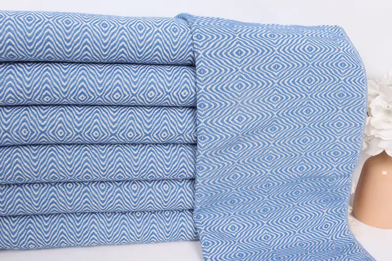 36x18 Cotton Zigzag Diamond Towel, Embroidery Towels, Bridesmaid Gifts, Beach Theme Bachelorette Party, Small Bath Towels, Kitchen Towel - 2