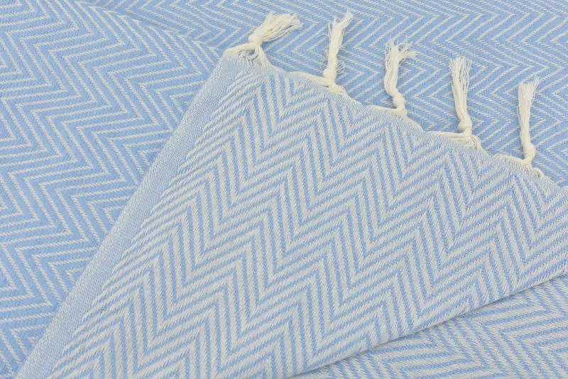 Christmas Gift Tags, Decorative Blanket, Woven Throw Blanket, Large Beach Towel Personalized, 96x80 Cotton Chevron Towel, Housewarming Gift - 6