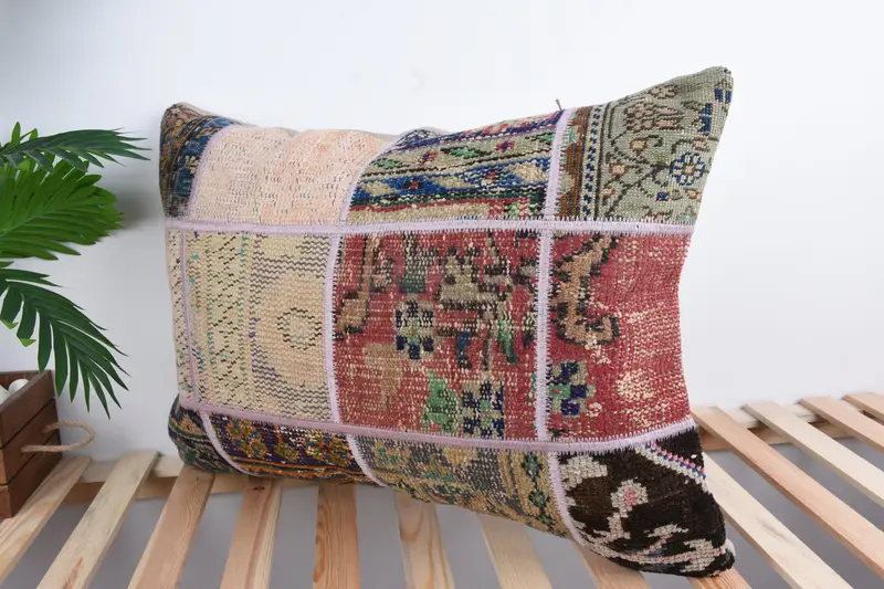 Art Deco Cushion Cover, Boho Pillow, Pillow for Sofa, Turkish Pillow, Pillow, Square Throw Pillow Case, 20x28 Beige Pillow, Pet Cushion - 5