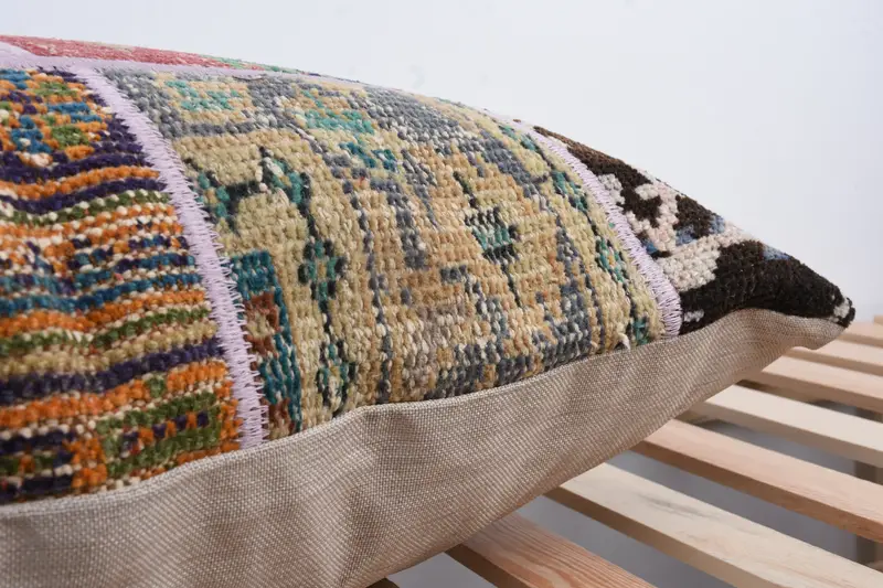 Art Deco Cushion Cover, Boho Pillow, Pillow for Sofa, Turkish Pillow, Pillow, Square Throw Pillow Case, 20x28 Beige Pillow, Pet Cushion - 7