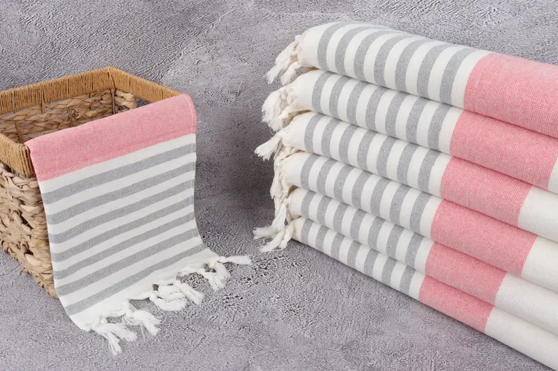 Personalized Gift, Wedding Anniversary Gift, Custom Hand Towel, Personalized Hand Towel, Home Decor Towel, 36x18 Cotton Striped Terry Towel - 3