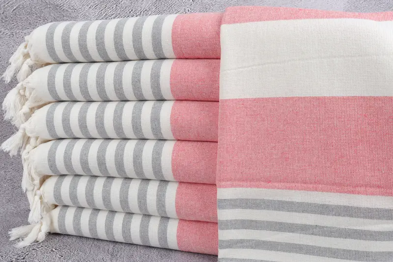 Personalized Gift, Wedding Anniversary Gift, Custom Hand Towel, Personalized Hand Towel, Home Decor Towel, 36x18 Cotton Striped Terry Towel - 1