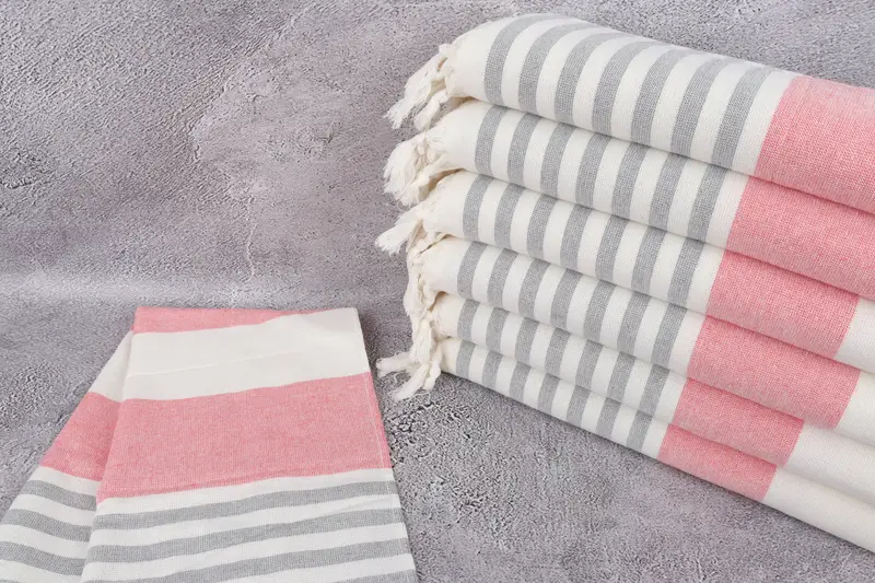 Personalized Gift, Wedding Anniversary Gift, Custom Hand Towel, Personalized Hand Towel, Home Decor Towel, 36x18 Cotton Striped Terry Towel - 2