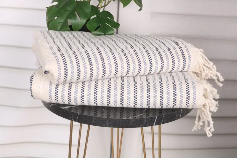Geschenke für Wohnkultur, monogrammiertes türkisches Handtuch, 70x40 Baumwollgeometrische Handtuch, Hauswärmegeschenk, bester Freund Geschenk, Hochzeitsgeschenke Handtuch, Bio -Handtuch - 3