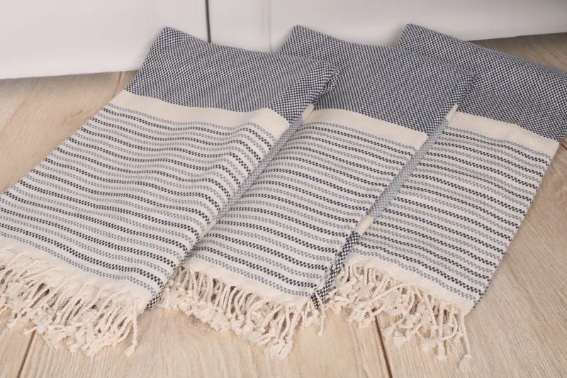 Geschenke für Wohnkultur, monogrammiertes türkisches Handtuch, 70x40 Baumwollgeometrische Handtuch, Hauswärmegeschenk, bester Freund Geschenk, Hochzeitsgeschenke Handtuch, Bio -Handtuch - 6