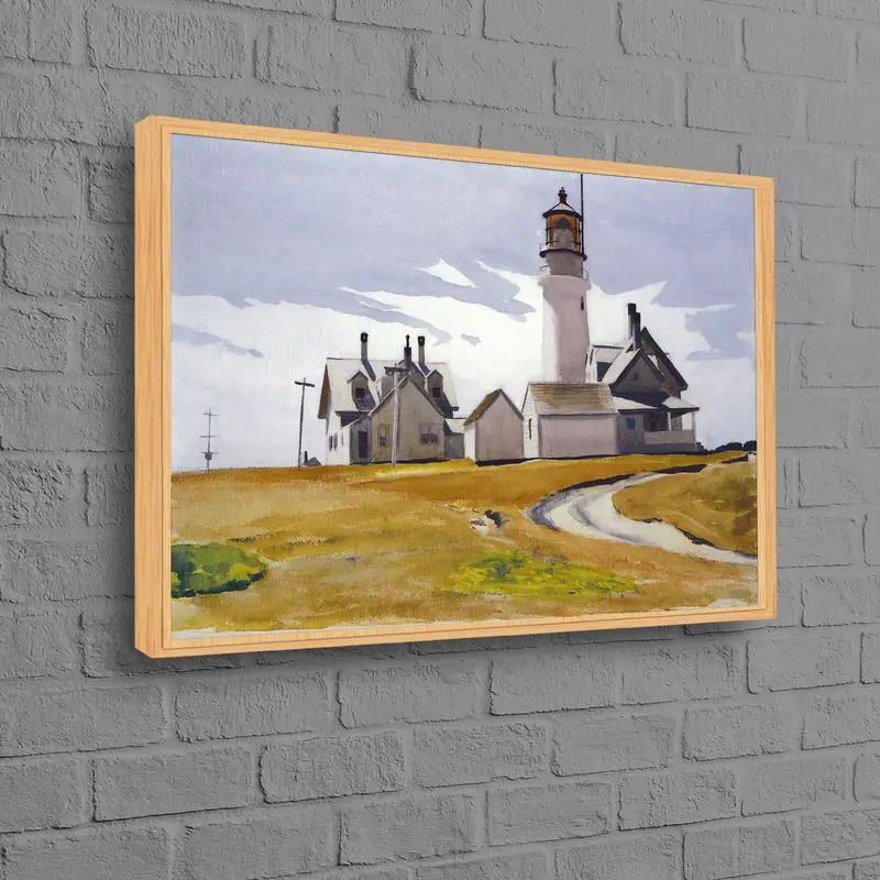 Tuval Baskı Edward Hopper Manzara Işığından Esinlendi