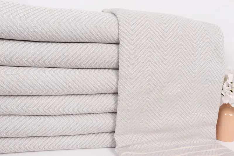 Turkish Blanket Throw, Throw Blanket, Valentines Gift, 96x70 Cotton Diamond Towel, Personalized Gifts, Best Wedding Gift, Woven Throw Blanket - 2