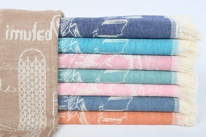 Bridesmaid Proposal Gift, Personalized Kitchen Towel, Monogram Hand Towel, 28x20 Cotton Landscape Patterned Towel, Gym Towel, Personalized Gift - 1