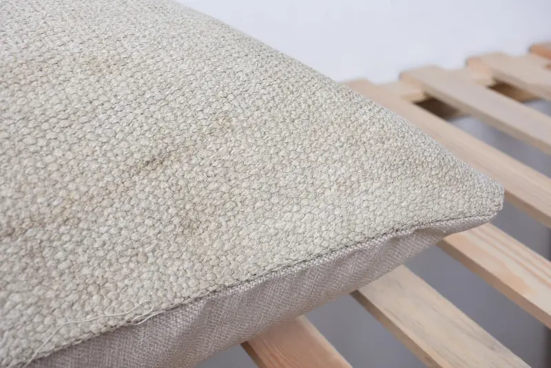 Square Throw Pillow Cover, Vintage Kilim Throw Pillow, 20x28 Beige Cushion, Pillow for Couch, Cushion Cover, Vintage Pillow - 7