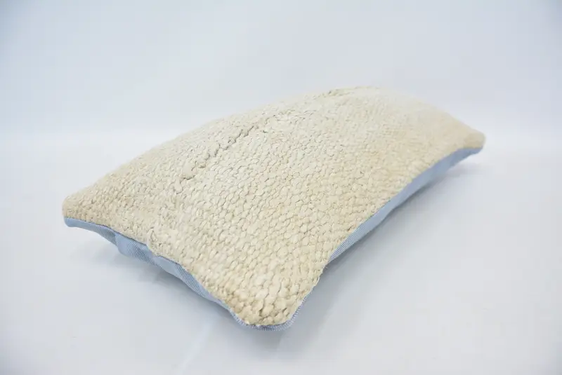 Pillow for Sofa, Interior Designer Pillow, Pillow Sham, 12x24 Beige Pillow Case, Customized Pillow Cover, Pillow for Couch, Kilim Rug Pillow Case - 6