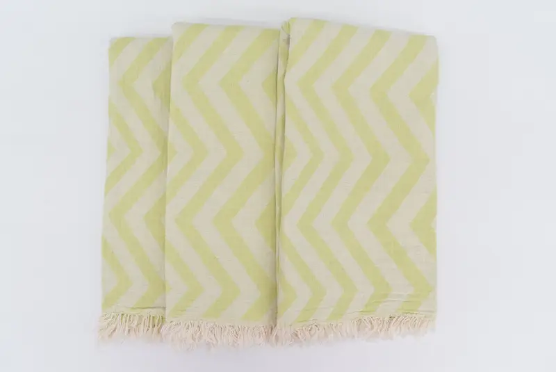 Fouta towel, Bachelorette Favors Beach, Home Gift, Personalized Bridesmaid Gift, Pool Towels, 70x40 Cotton Zigzag Design Towel, Sand-resistant towel - 6