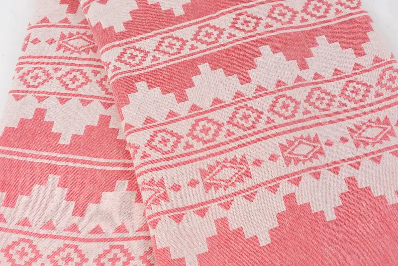 Turkish Beach Blanket, Turkish Bedcover, 92x80 Cotton Kilim Towel, Woven Throw Blanket, Bridesmaid Gifts, Unique Gift, Throw Blanket Couch - 4