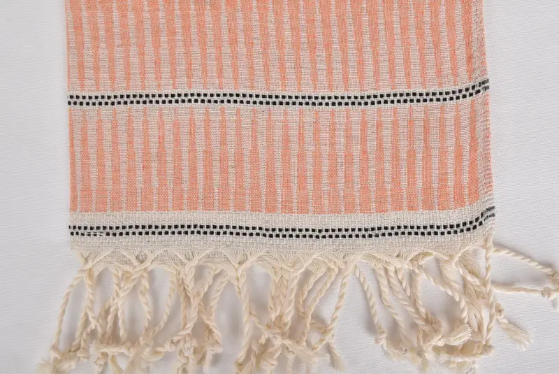 Onun için hediyeler, kişiselleştirilmiş el havlusu, büyükanne hediyesi, bekarlığa veda parti eşyaları, küçük banyo havluları, monogramlı el havlu, 40x20 keten çizgili havlu - 3