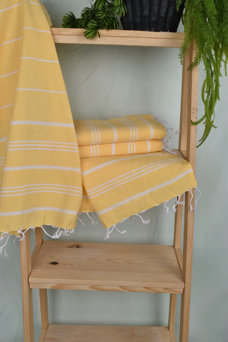 Engagement Gift, Bachelor Towel, Personalized Kitchen Towel, Summer Towel, Turkish Hand Towel, 40x24 Cotton Striped Towel, Turkish Towel Hand Towel - 6