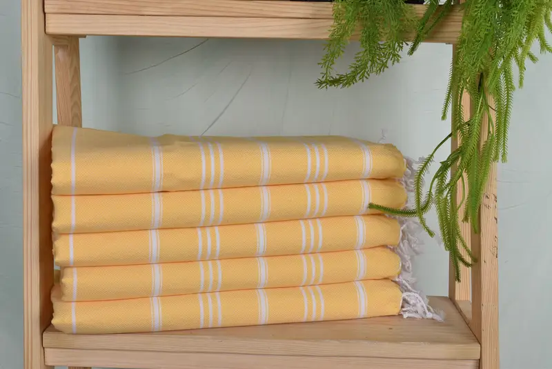 Engagement Gift, Bachelor Towel, Personalized Kitchen Towel, Summer Towel, Turkish Hand Towel, 40x24 Cotton Striped Towel, Turkish Towel Hand Towel - 1