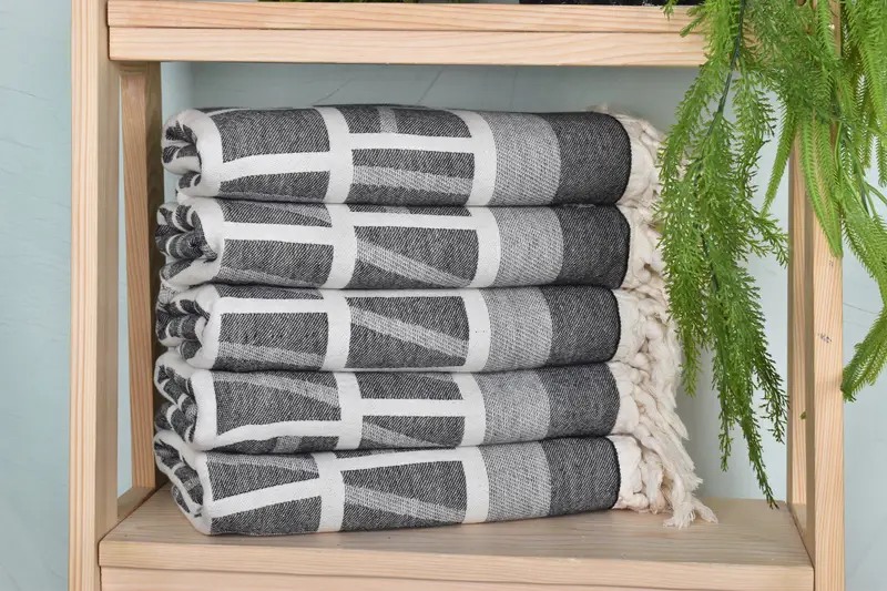 Xmas Gifts, 70x34 Cotton Patterned Towel, Beach towel, Handmade Turkish bath towel for summer vacation, Bachelorette Party Gift, Personalized Towel - 3