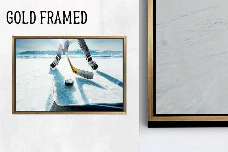 Modaya Uygun Baskılı Kanvas: Oyun Odanızı Buz Hokeyi Sanatıyla Yükseltin