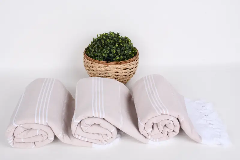 Bachelorette Party Gifts, Bath towel, Home Decor Towel, Peshtemal Towel, 70x36 Cotton Striped Terry Towel, Monogrammed Turkish Towel, Organic towel - 8