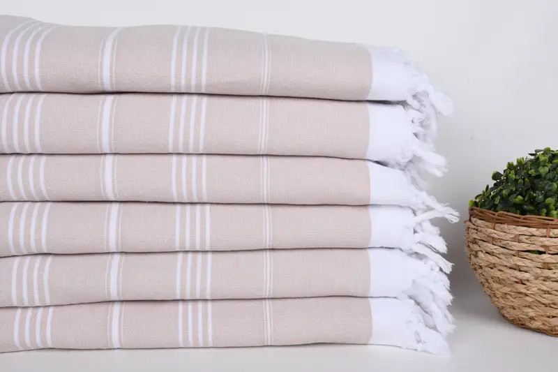 Bachelorette Party Gifts, Bath towel, Home Decor Towel, Peshtemal Towel, 70x36 Cotton Striped Terry Towel, Monogrammed Turkish Towel, Organic towel - 2