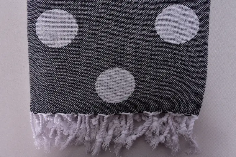 70x40 Cotton Polka Dot Towel, Monogrammed Beach Towel, Bridesmaid Gift, Bachelorette Gifts, Bachelor Party Favors, Gift Towel, Decorative Towel - 8