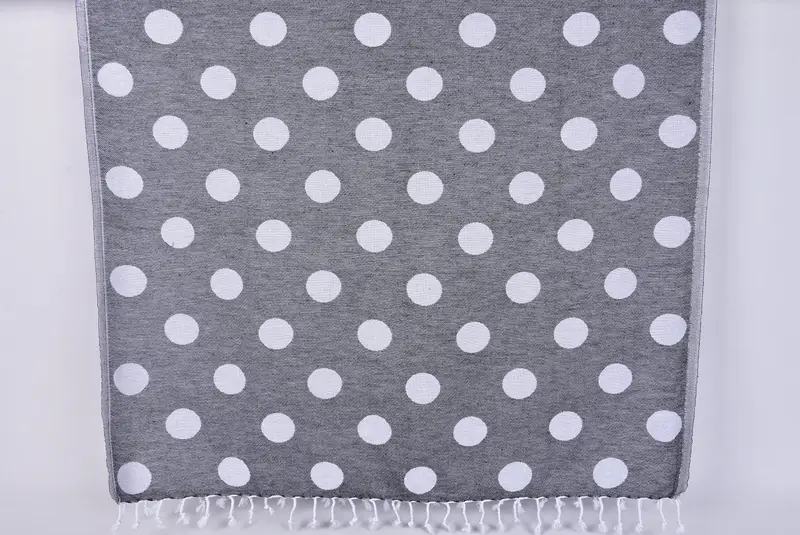 70x40 Cotton Polka Dot Towel, Monogrammed Beach Towel, Bridesmaid Gift, Bachelorette Gifts, Bachelor Party Favors, Gift Towel, Decorative Towel - 1