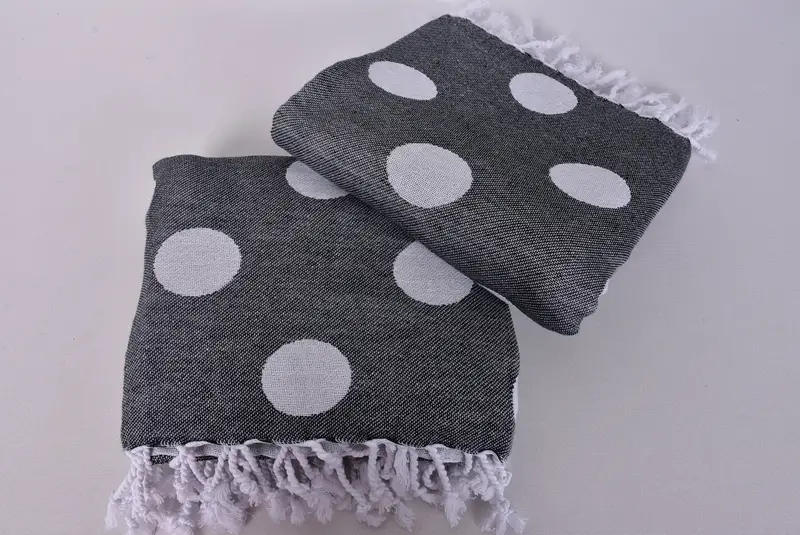70x40 Cotton Polka Dot Towel, Monogrammed Beach Towel, Bridesmaid Gift, Bachelorette Gifts, Bachelor Party Favors, Gift Towel, Decorative Towel - 7