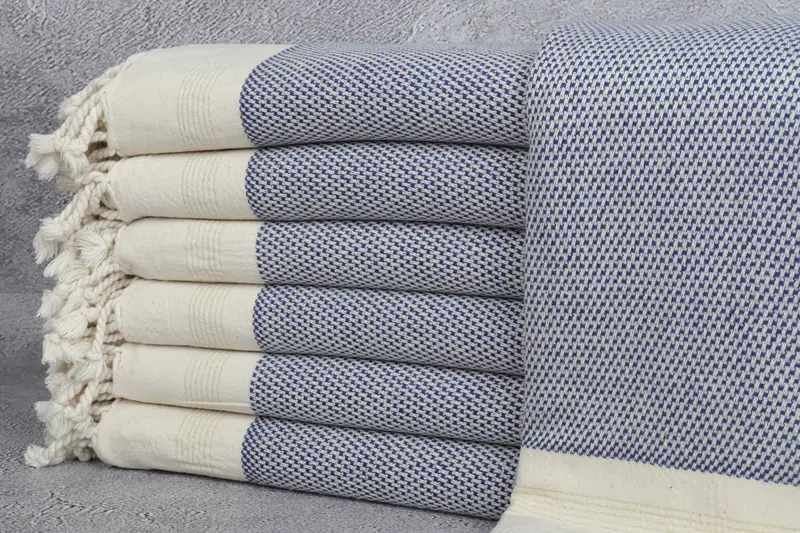 Quick-drying cotton Turkish beach towel, Gift For Her, Organic Turkish towel, 68x40 Cotton Striped Towel, Gifts For Him, Bridesmaid Proposal Gift - 1