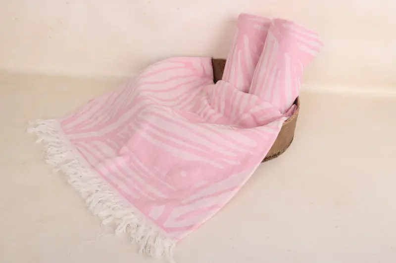 Luxury towel, Scarf Towel, Christmas Favors, Sand-free towel, 70x40 Cotton Floral Design Towel, Bachelorette Party Items, Bridesmaid Gifts - 7