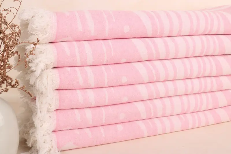 Luxury towel, Scarf Towel, Christmas Favors, Sand-free towel, 70x40 Cotton Floral Design Towel, Bachelorette Party Items, Bridesmaid Gifts - 2