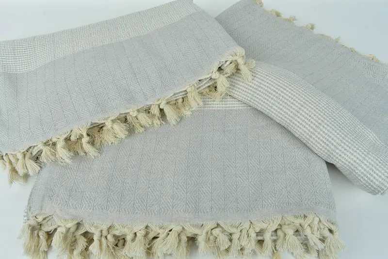 Organic Throw, Bachelorette Party Favors, Employee Gifts, Bridal Shower Gift, 80x70 Cotton Diamond Towel, Boho Throw Blankets, Turkish Blanket Queen - 6