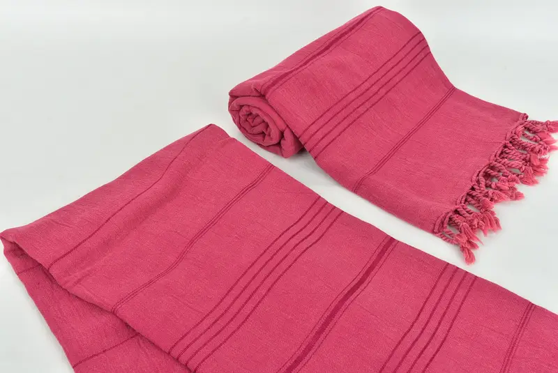 Custom Gift, Summer Gift, Personalized Wedding Gift For Couple, Guest Towel, 64x36 Cotton Striped Stonewashed Towel, Monogram Turkish Towel - 7