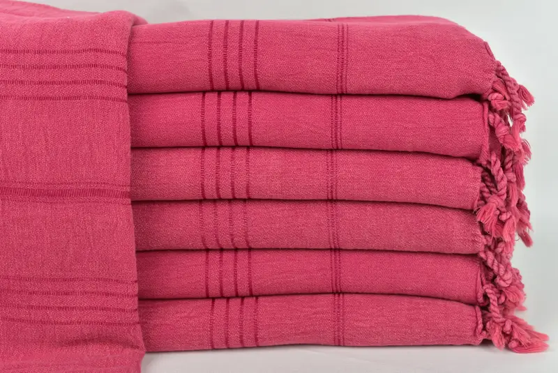 Custom Gift, Summer Gift, Personalized Wedding Gift For Couple, Guest Towel, 64x36 Cotton Striped Stonewashed Towel, Monogram Turkish Towel - 1