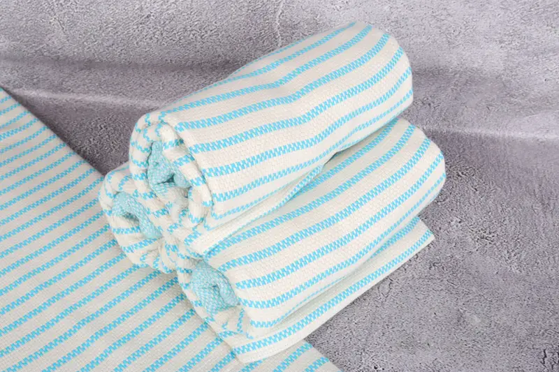 Spa Towel, Bachelorette Favor, Bachelorette Party Gifts For Bride, Best Friend Gift, 76x40 Cotton Striped Towel, Wedding Gift, Organic Turkish towel - 7