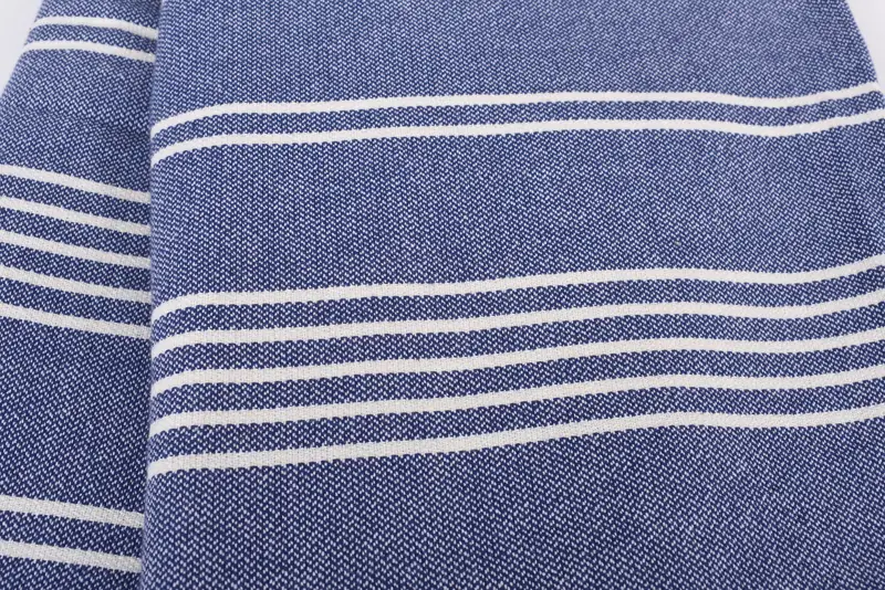 Boyfriend Christmas Gift, Monogram Blanket, Christmas Tablecloth, 96x70 Cotton Striped Towel, Shower Curtain, Decorative Blanket, Woven Blanket - 4