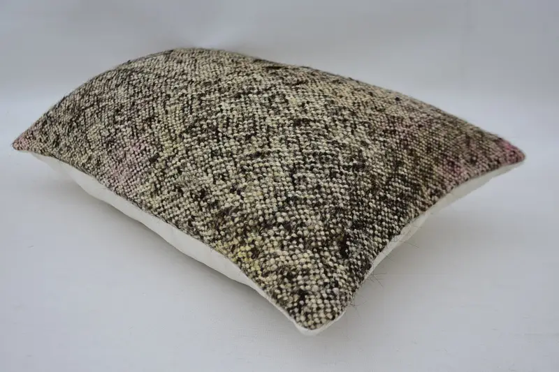Anatolian Cushion Cover, 12x20 Beige Pillow Sham, Antique Pillows, Pillow Cover, Turkish Pillow, Vintage Pillow, Outdoor Bolster Cushion Cover - 6