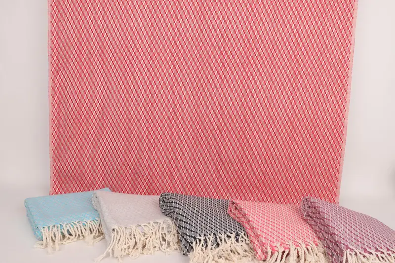 68x40 Cotton Geometric Towel, Beach Theme Wedding Gift, Embroidery Towels, Sand-resistant towel, Housewarming Gift, Gift For Her, Personalized Gifts - 8