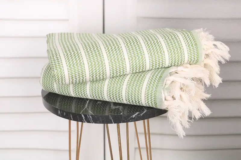Peshtemal Towel, Custom Towel, Girls Weekend Getaways Ideas, Turkish Towel Beach, Personalised Gift, Bachelorette Gifts, 70x40 Cotton Striped Towel - 3