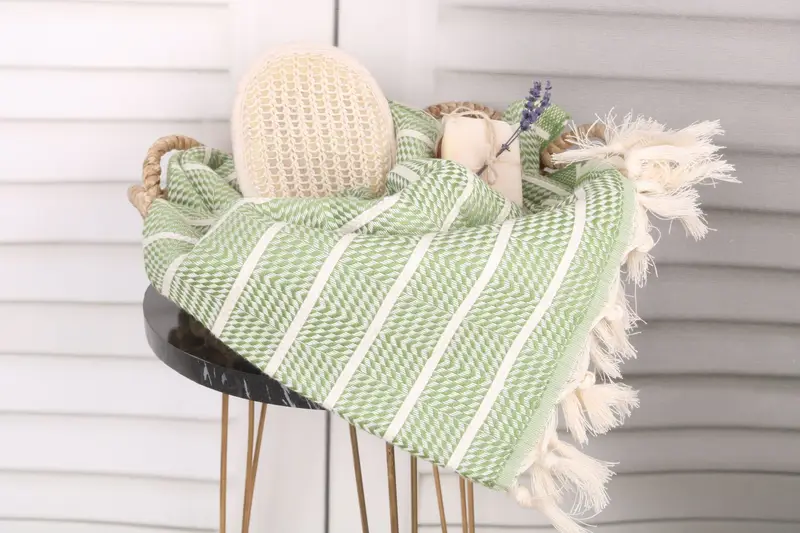 Peshtemal Towel, Custom Towel, Girls Weekend Getaways Ideas, Turkish Towel Beach, Personalised Gift, Bachelorette Gifts, 70x40 Cotton Striped Towel - 2