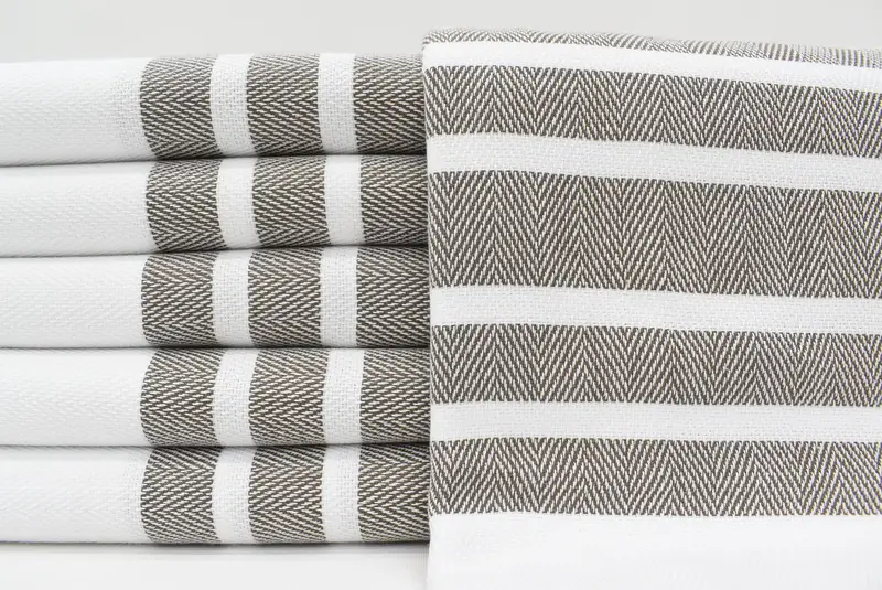 Organic Turkish towel, 70x40 Cotton Herringbone Towel, Large Turkish Towel, Absorbent Turkish towel, Summer Towel, Boyfriend Christmas Gift - 1