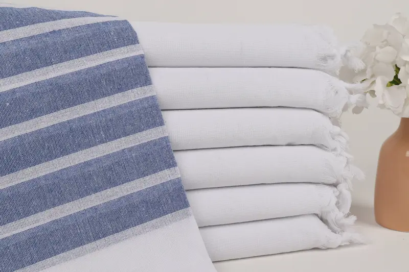 Wedding Favors, Custom Wedding Towel, Gifts For Him, Travel towel, Large Beach Towel Personalized, Gift For Mom, 70x40 Cotton Striped Towel - 1