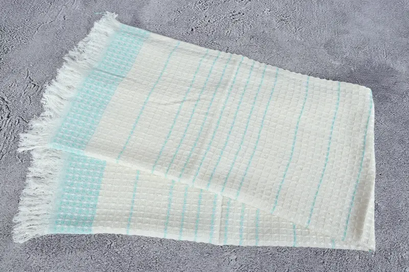 Personalized Wedding Gift For Couple, 40x20 Cotton Waffle Towel, Custom Hand Towel, Organic Towel, Wedding Favors, Summer Towel, Personalized Gift - 6