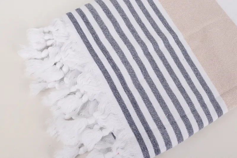 Bridal Shower Favors, Merry Christmas Gifts, Wedding Towel, 68x36 Cotton Striped Terry Towel, Sand-free towel, Travel towel, Turkish Towel Monogram - 7