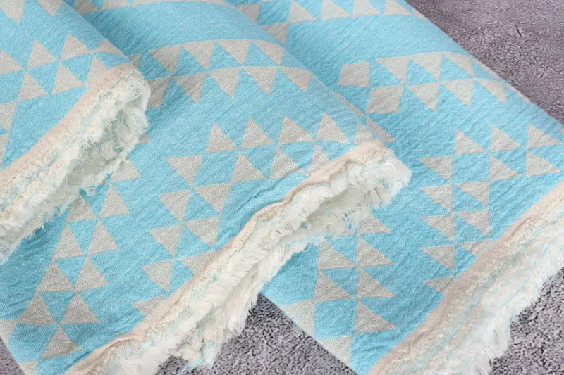 70x40 Cotton Geometric Towel, Thin towel, Personalized Turkish Towel, Quick-Dry Beach Towel, Employee Gifts, Spooky Bachelorette Party Favors - 5