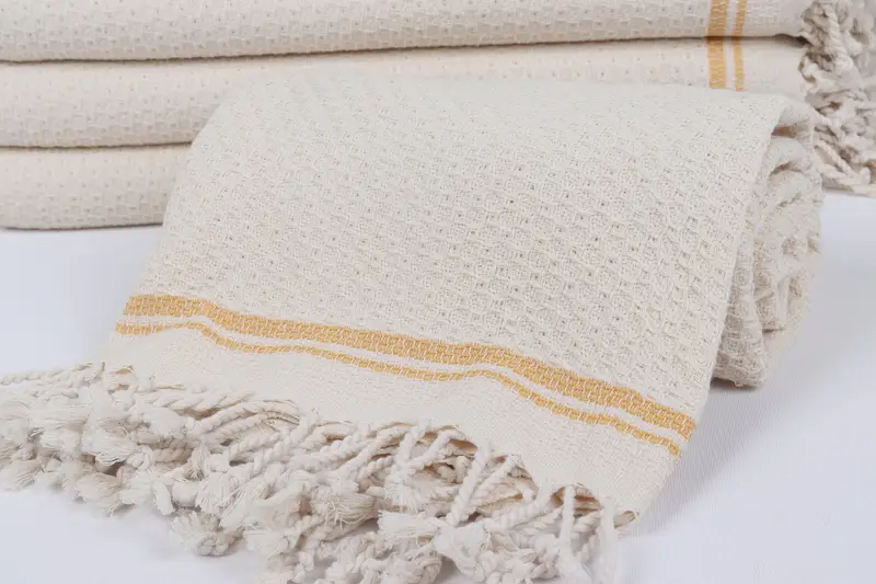 68x36 Cotton Striped Towel, Peshtemal beach towel with unique design, Absorbent Turkish towel, Luxury towel, Wedding Gift For Bride, Absorbent towel - 4