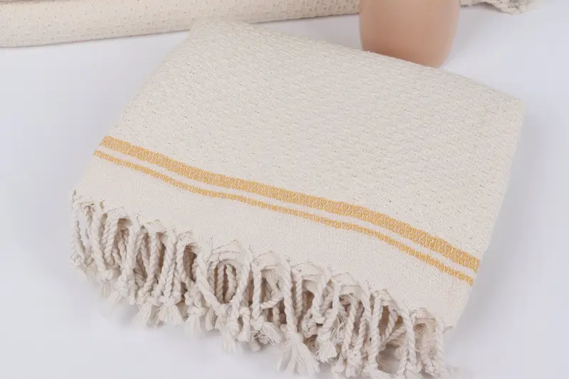 68x36 Cotton Striped Towel, Peshtemal beach towel with unique design, Absorbent Turkish towel, Luxury towel, Wedding Gift For Bride, Absorbent towel - 5