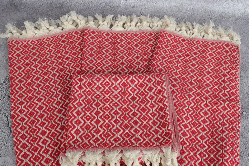 Monogram Kitchen Towel, 36x18 Cotton Diamond Towel, Handmade Gift, Monogram Towels, Monogrammed Hand Towel, Employee Gifts, Personalized Dish Towel - 4