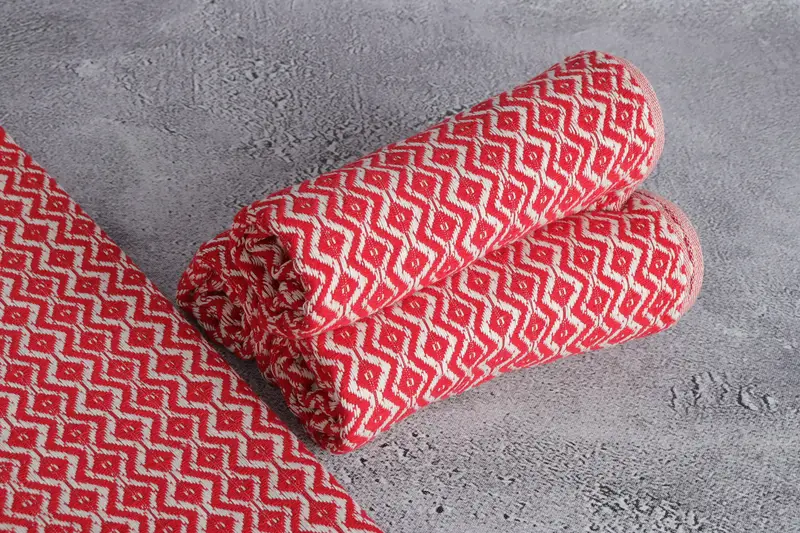 Monogram Kitchen Towel, 36x18 Cotton Diamond Towel, Handmade Gift, Monogram Towels, Monogrammed Hand Towel, Employee Gifts, Personalized Dish Towel - 8
