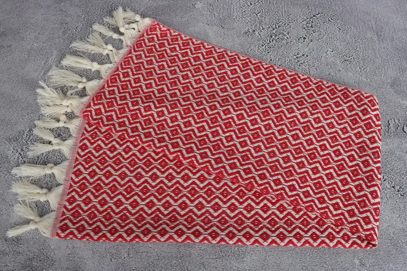 Monogram Kitchen Towel, 36x18 Cotton Diamond Towel, Handmade Gift, Monogram Towels, Monogrammed Hand Towel, Employee Gifts, Personalized Dish Towel - 6
